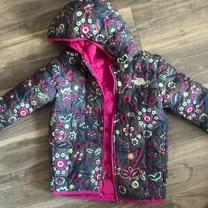 PreLoved Floral North Face Jacket